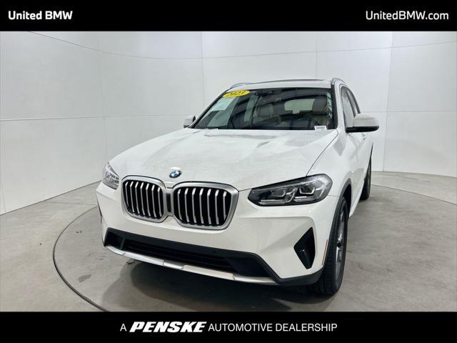 used 2023 BMW X3 car, priced at $34,960