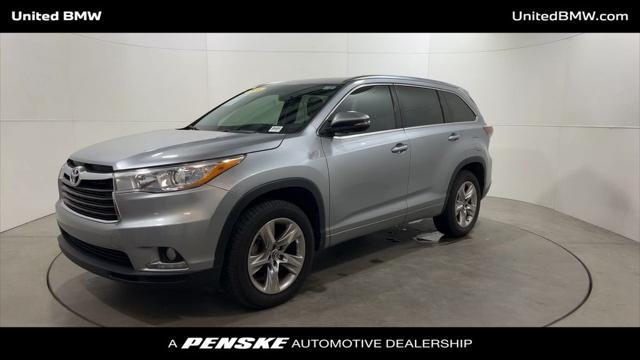 used 2016 Toyota Highlander car, priced at $23,495