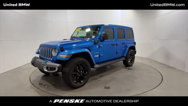 used 2022 Jeep Wrangler Unlimited 4xe car, priced at $31,995