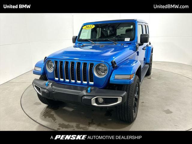 used 2022 Jeep Wrangler Unlimited 4xe car, priced at $31,995