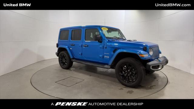 used 2022 Jeep Wrangler Unlimited 4xe car, priced at $31,995