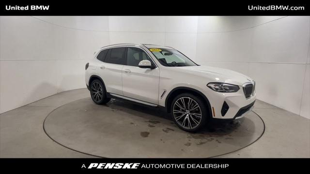 used 2022 BMW X3 car, priced at $29,995