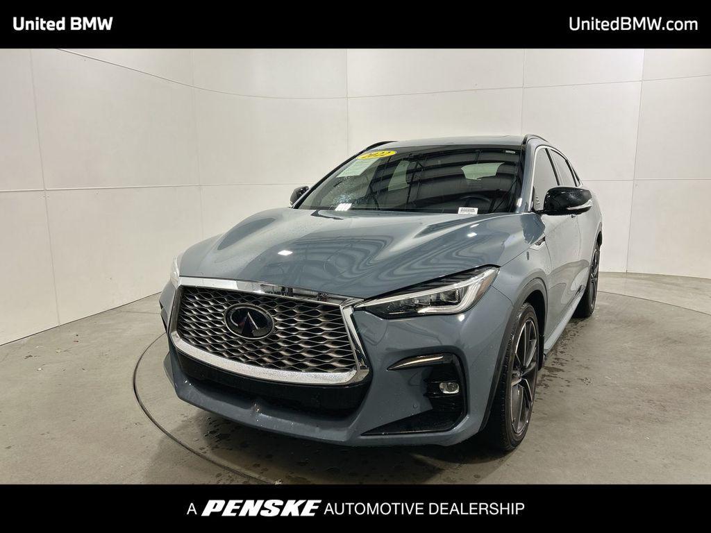 used 2022 INFINITI QX55 car, priced at $30,495