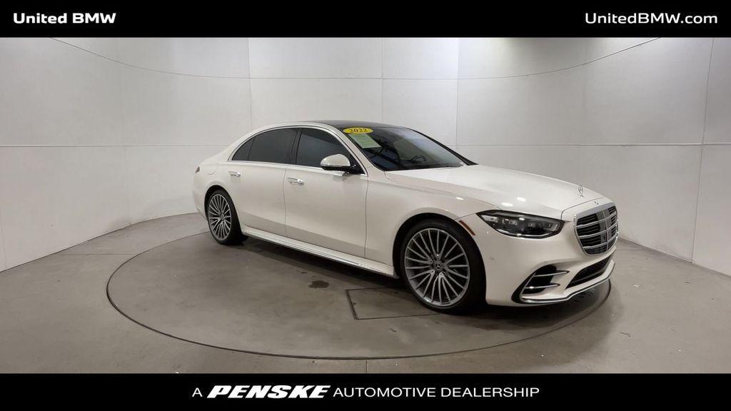 used 2022 Mercedes-Benz S-Class car, priced at $64,960