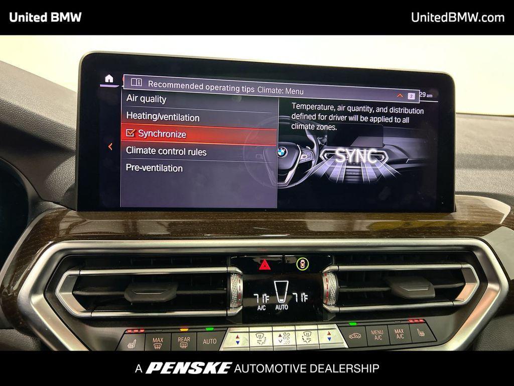 used 2023 BMW X3 car, priced at $36,995