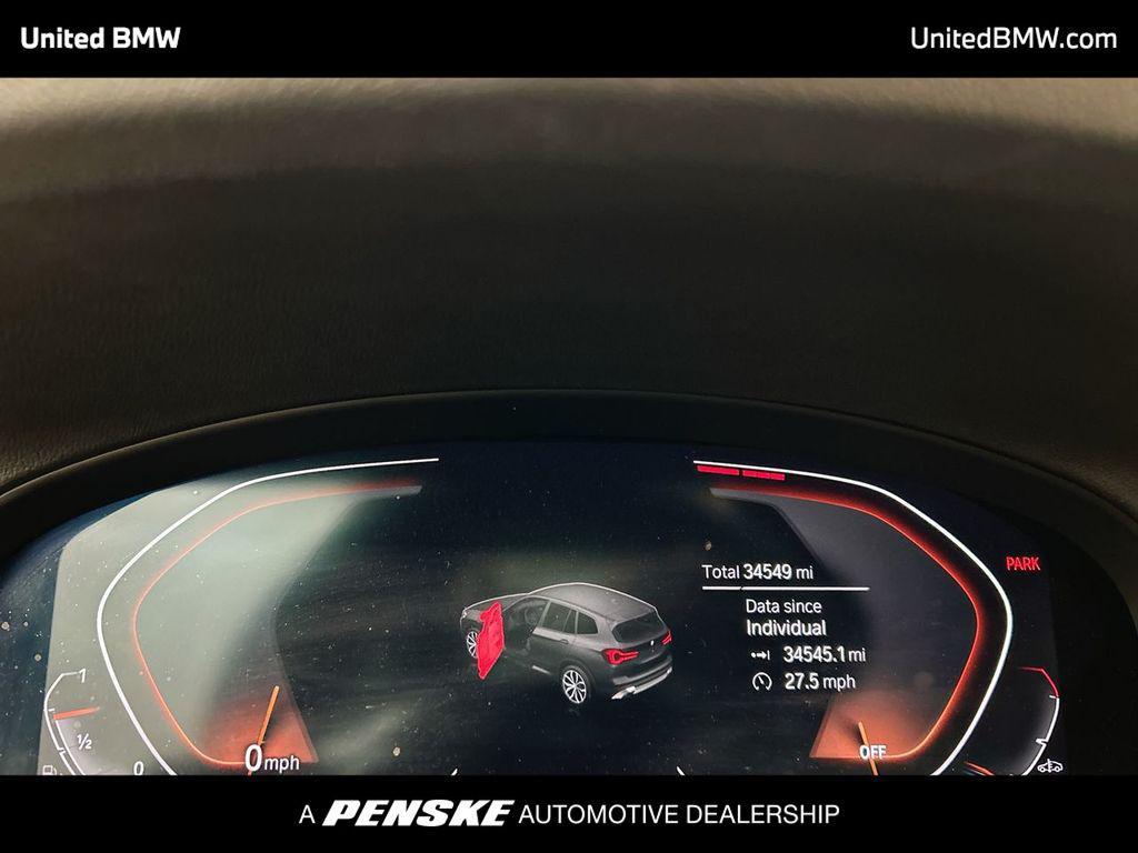 used 2022 BMW X3 car, priced at $34,495