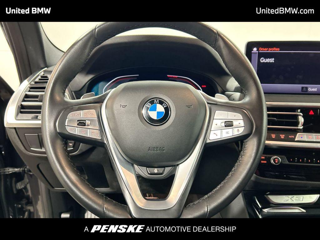 used 2022 BMW X3 car, priced at $34,495