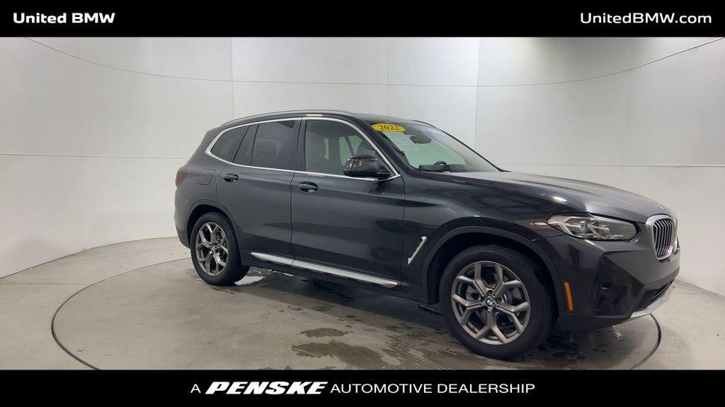 used 2022 BMW X3 car, priced at $34,495