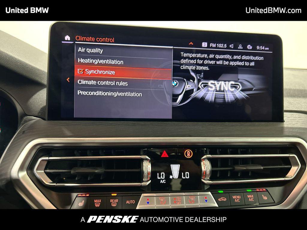 used 2022 BMW X3 car, priced at $34,495