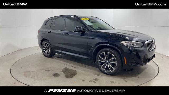 used 2022 BMW X3 car, priced at $35,460