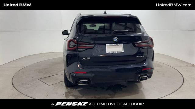 used 2022 BMW X3 car, priced at $35,460