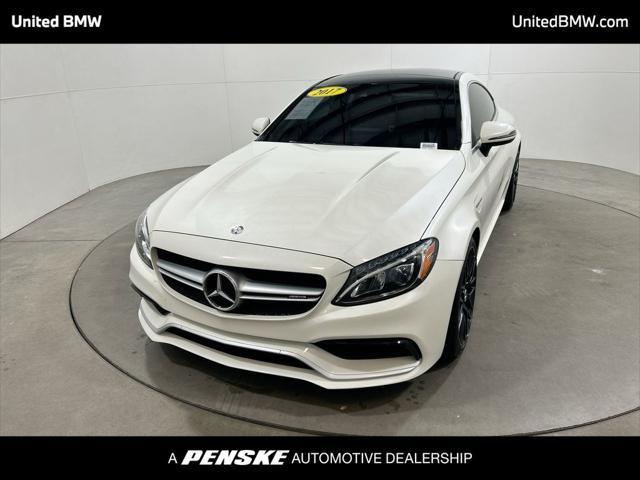 used 2017 Mercedes-Benz AMG C 63 car, priced at $37,995