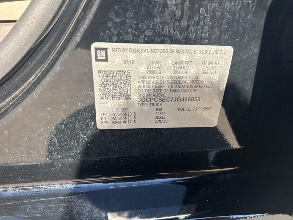 used 2018 Chevrolet Silverado 1500 car, priced at $30,000