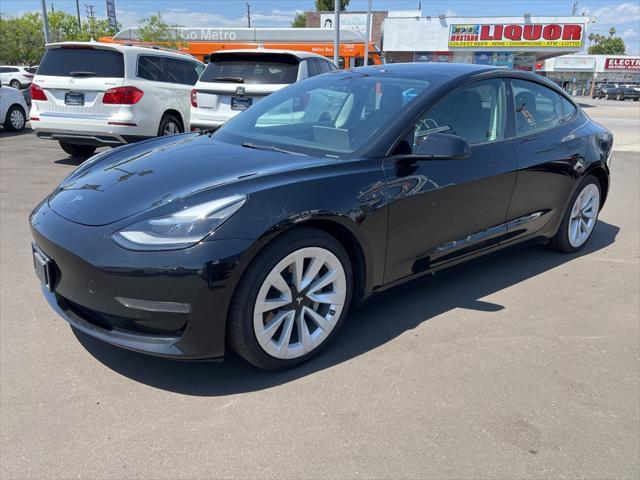 used 2022 Tesla Model 3 car, priced at $24,500