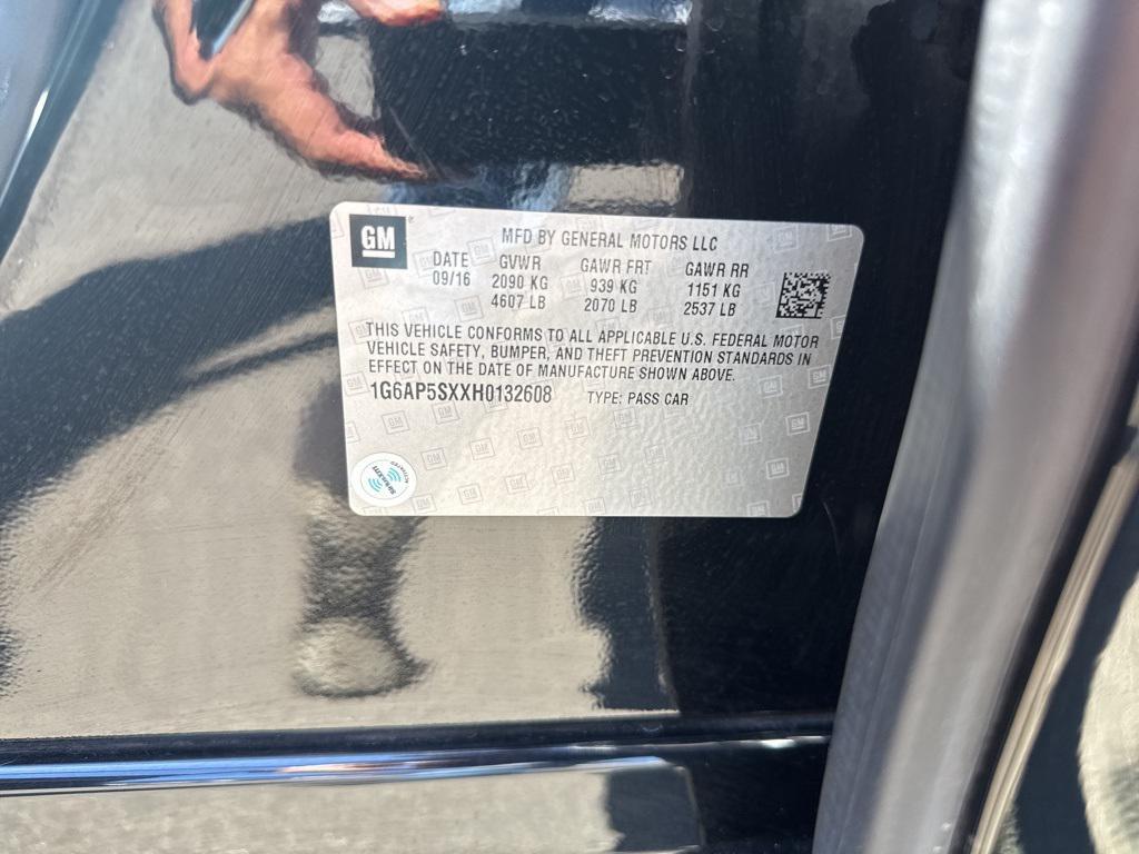 used 2017 Cadillac CTS car, priced at $15,500