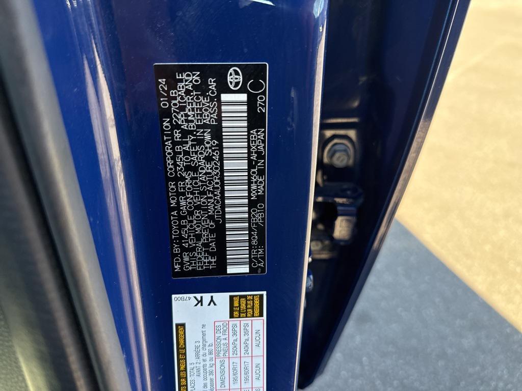 used 2024 Toyota Prius car, priced at $26,000