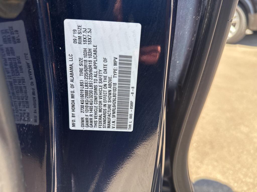 used 2020 Honda Odyssey car, priced at $22,000
