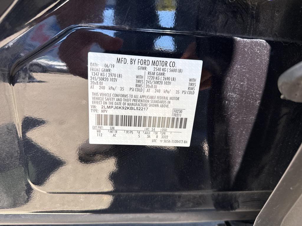 used 2019 Lincoln Nautilus car, priced at $21,250