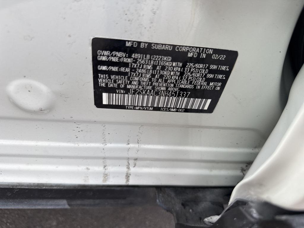 used 2022 Subaru Forester car, priced at $15,500