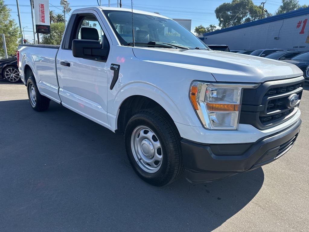 used 2021 Ford F-150 car, priced at $18,000