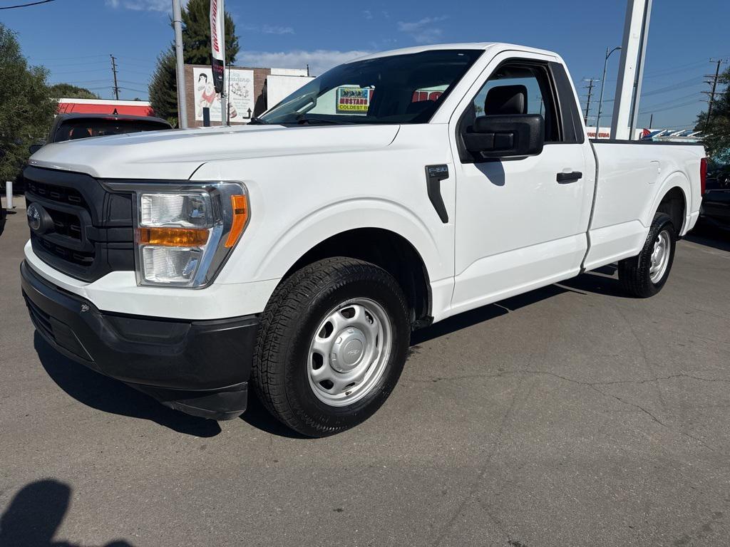 used 2021 Ford F-150 car, priced at $18,000