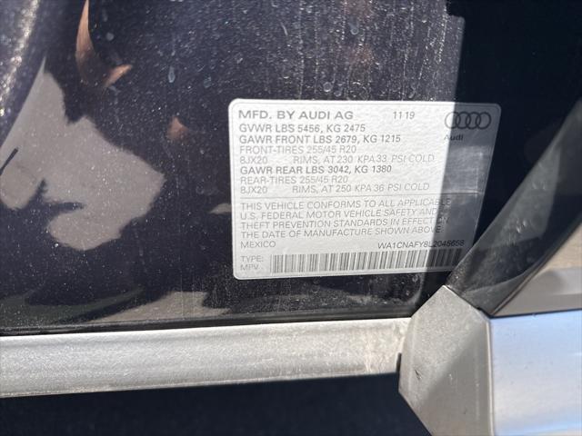 used 2020 Audi Q5 car, priced at $25,000