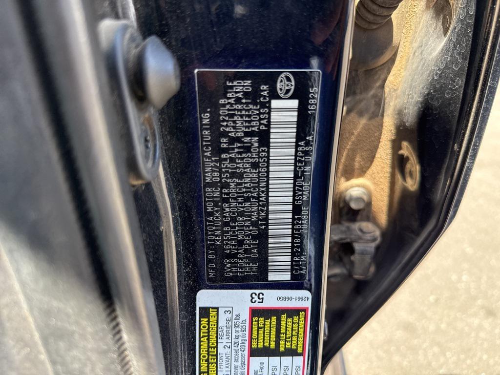 used 2022 Toyota Camry car, priced at $25,500