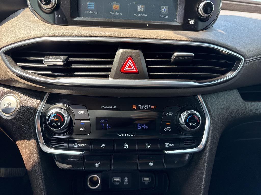 used 2019 Hyundai Santa Fe car, priced at $16,500