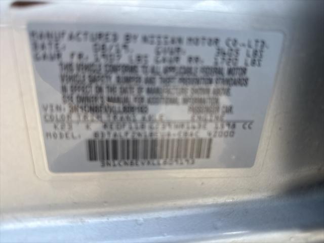 used 2020 Nissan Versa car, priced at $10,000