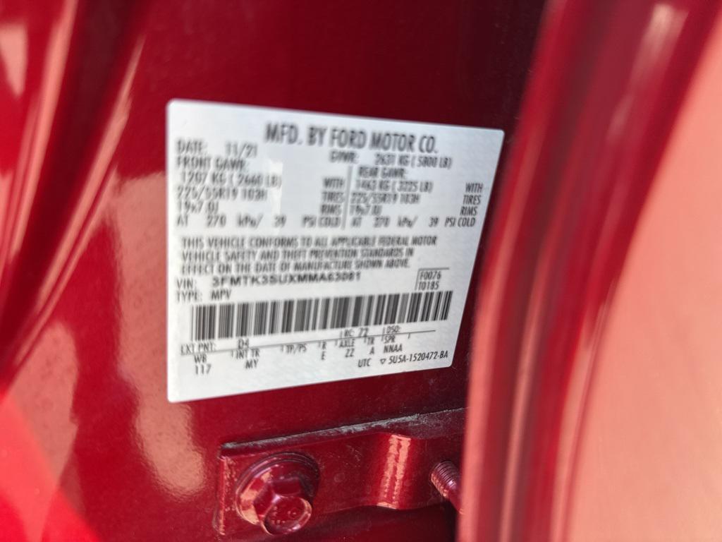 used 2021 Ford Mustang Mach-E car, priced at $27,000