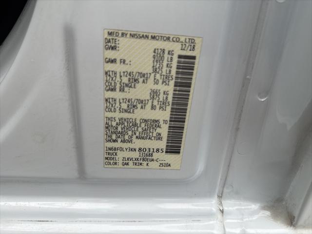 used 2019 Nissan NV Cargo NV2500 HD car, priced at $19,000