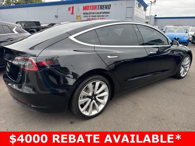 used 2018 Tesla Model 3 car, priced at $20,000