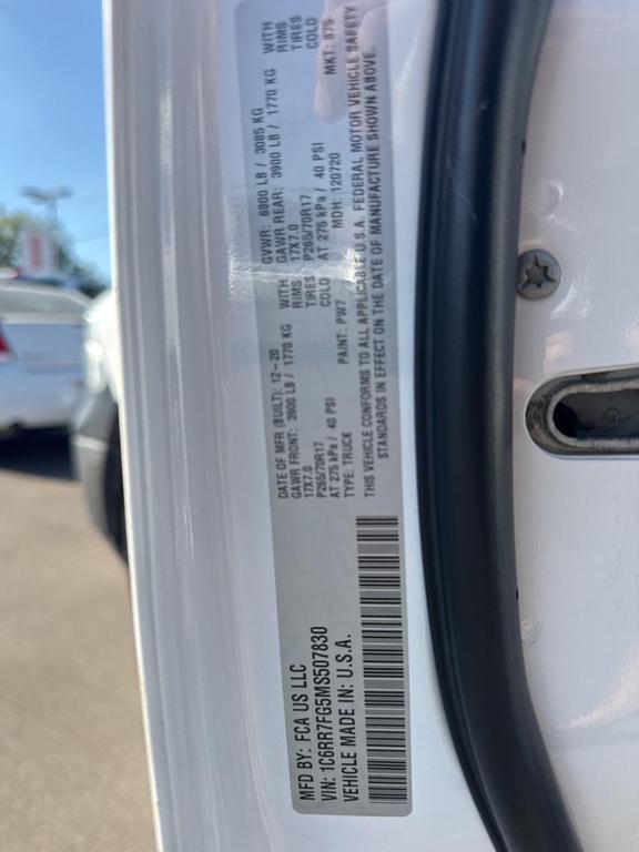 used 2021 Ram 1500 car, priced at $16,800