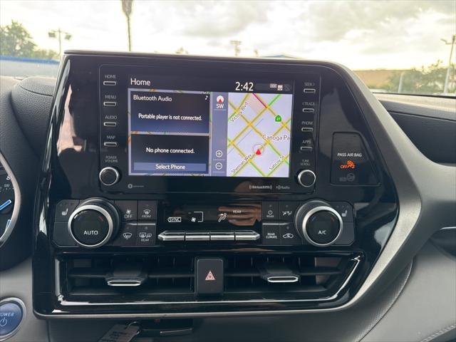 used 2021 Toyota Highlander Hybrid car, priced at $36,800