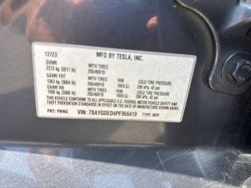 used 2023 Tesla Model Y car, priced at $28,000