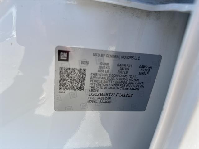 used 2020 Chevrolet Malibu car, priced at $13,500