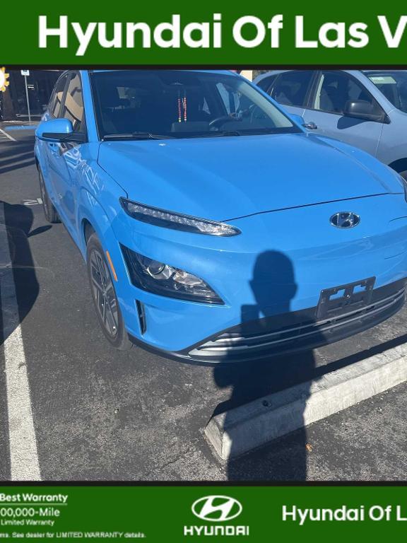 used 2022 Hyundai Kona EV car, priced at $17,500