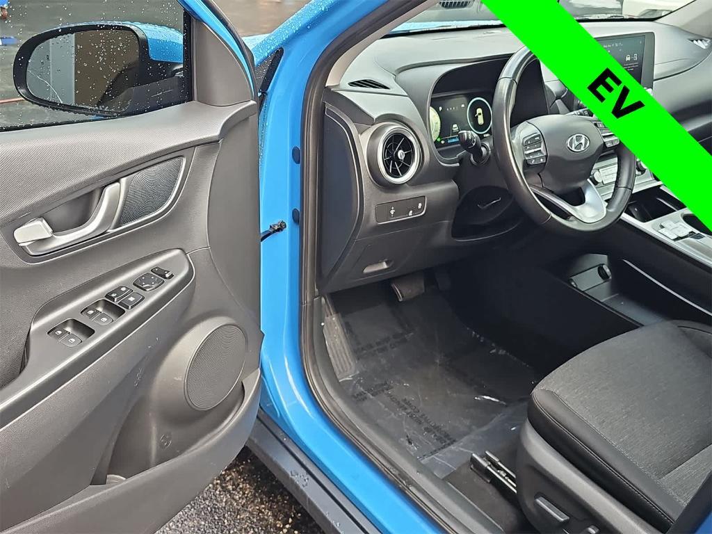 used 2022 Hyundai Kona EV car, priced at $17,000