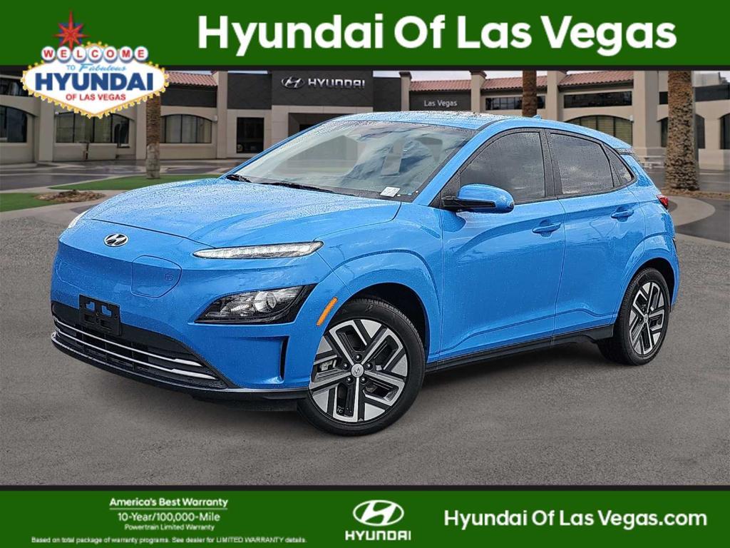 used 2022 Hyundai Kona EV car, priced at $17,500
