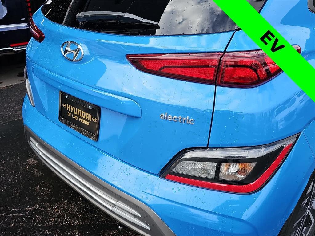used 2022 Hyundai Kona EV car, priced at $17,000