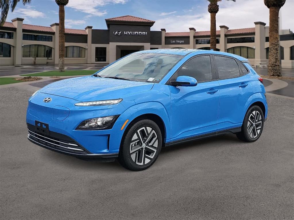 used 2022 Hyundai Kona EV car, priced at $17,500