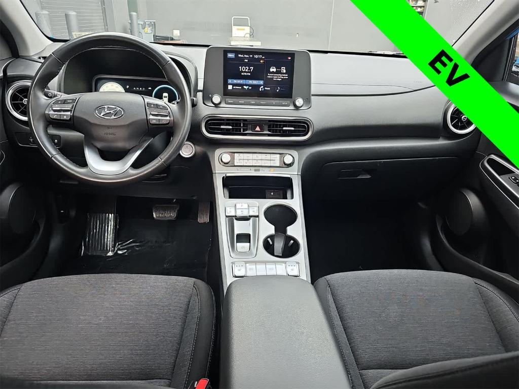 used 2022 Hyundai Kona EV car, priced at $17,000