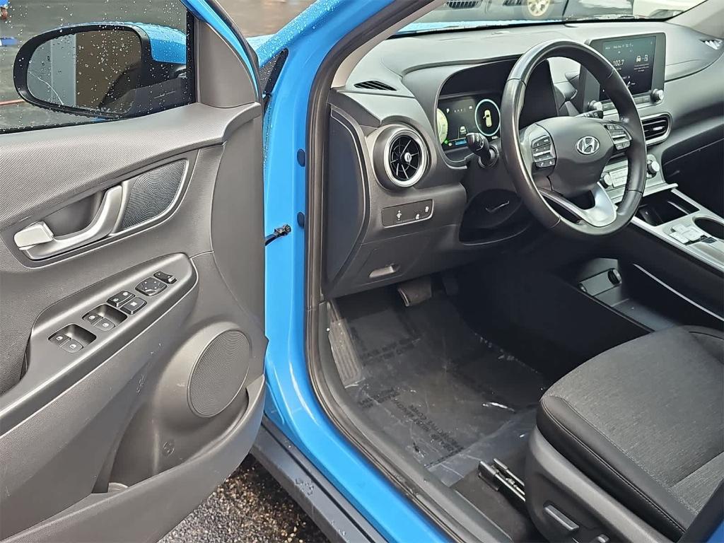 used 2022 Hyundai Kona EV car, priced at $17,500