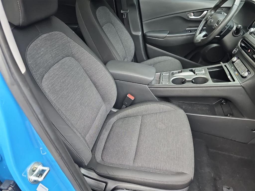 used 2022 Hyundai Kona EV car, priced at $17,500