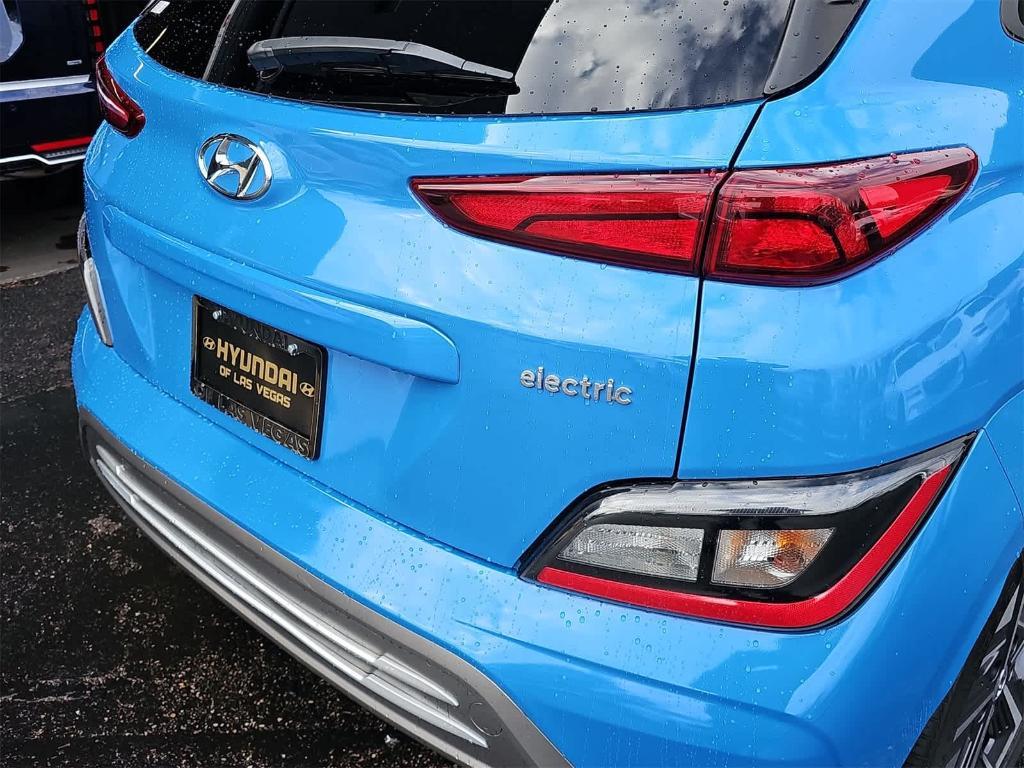 used 2022 Hyundai Kona EV car, priced at $17,500