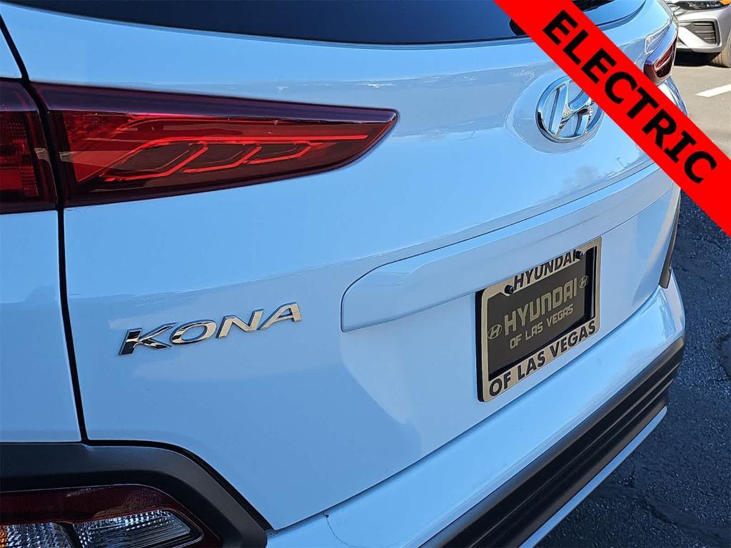 used 2021 Hyundai Kona EV car, priced at $15,000