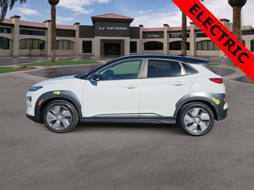 used 2021 Hyundai Kona EV car, priced at $15,000