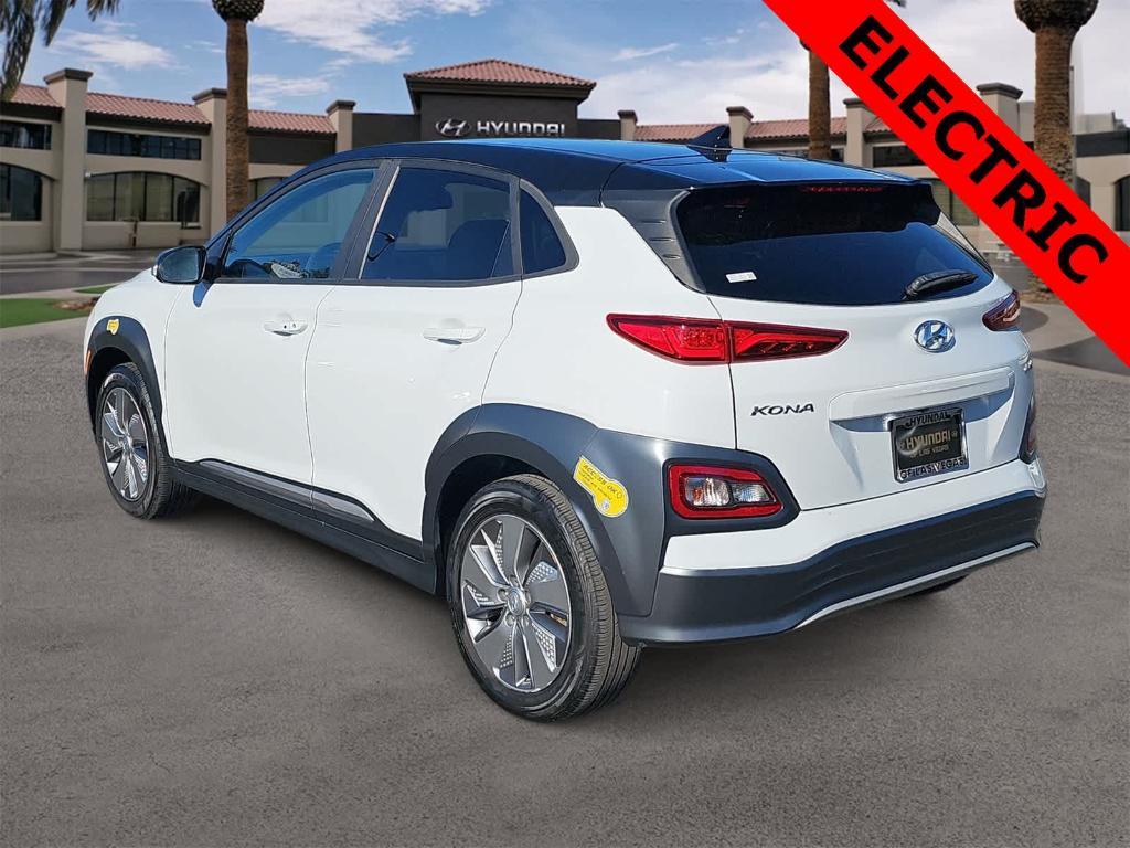 used 2021 Hyundai Kona EV car, priced at $15,000