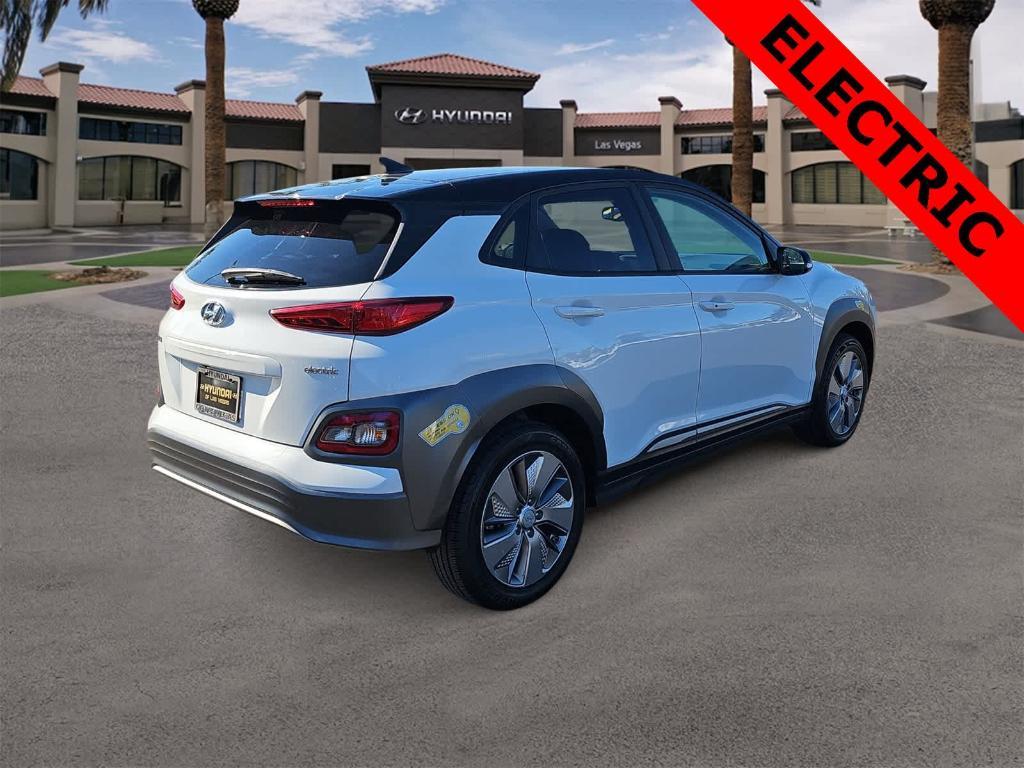 used 2021 Hyundai Kona EV car, priced at $15,000