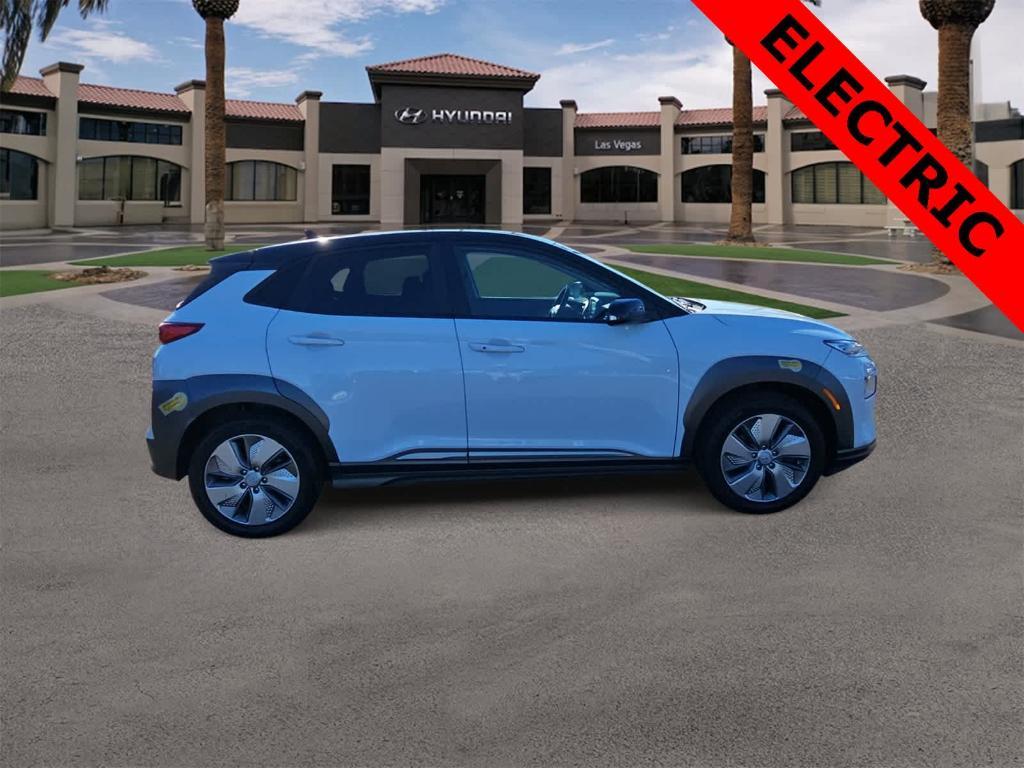 used 2021 Hyundai Kona EV car, priced at $15,000